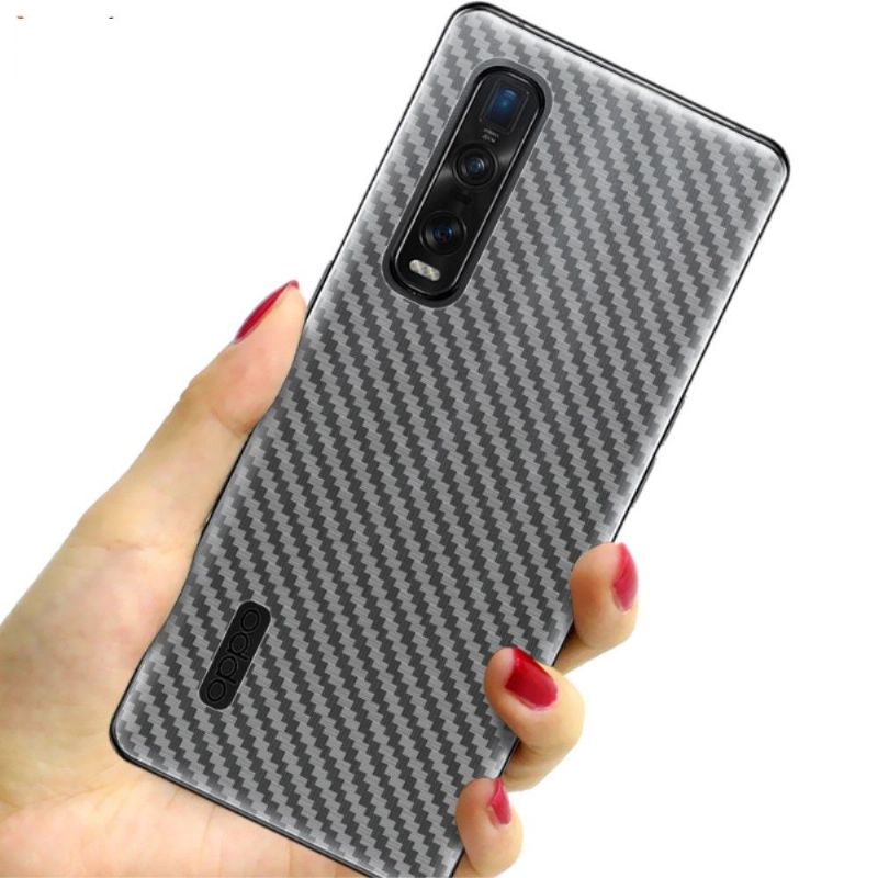 Uhlíkové Zadní Fólie Pro Oppo Find X2 Pro (2 Kusy)