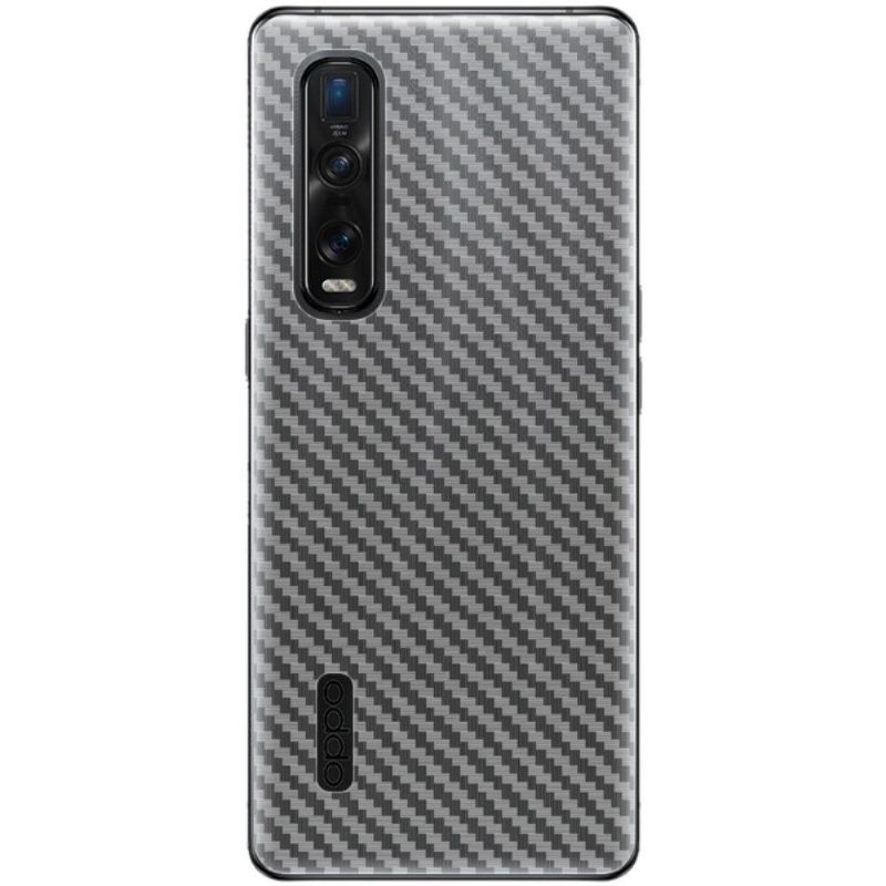 Uhlíkové Zadní Fólie Pro Oppo Find X2 Pro (2 Kusy)