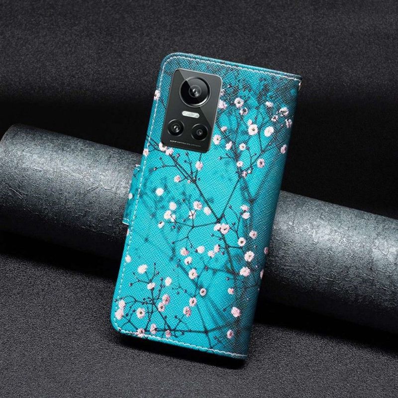 Flipové Pouzdro Na Realme GT Neo 3 Kvetoucí Větve