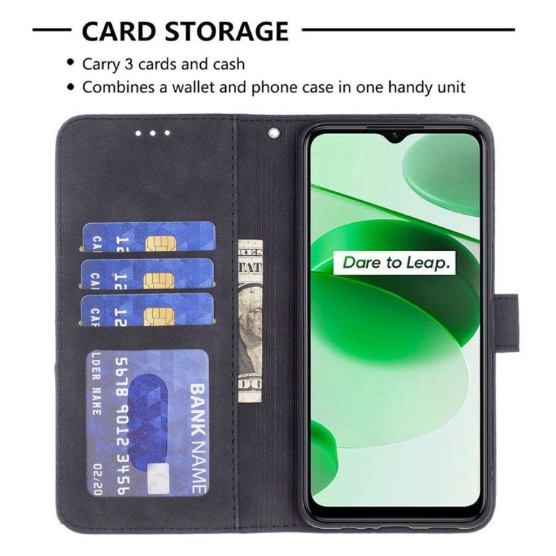 Kožené Pouzdro Na Realme GT Neo 3 Magnetická Řada Binfen-2
