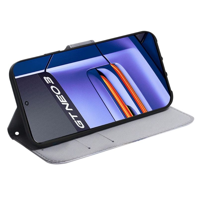 Kožené Pouzdro Na Realme GT Neo 3 Mandlový Květ