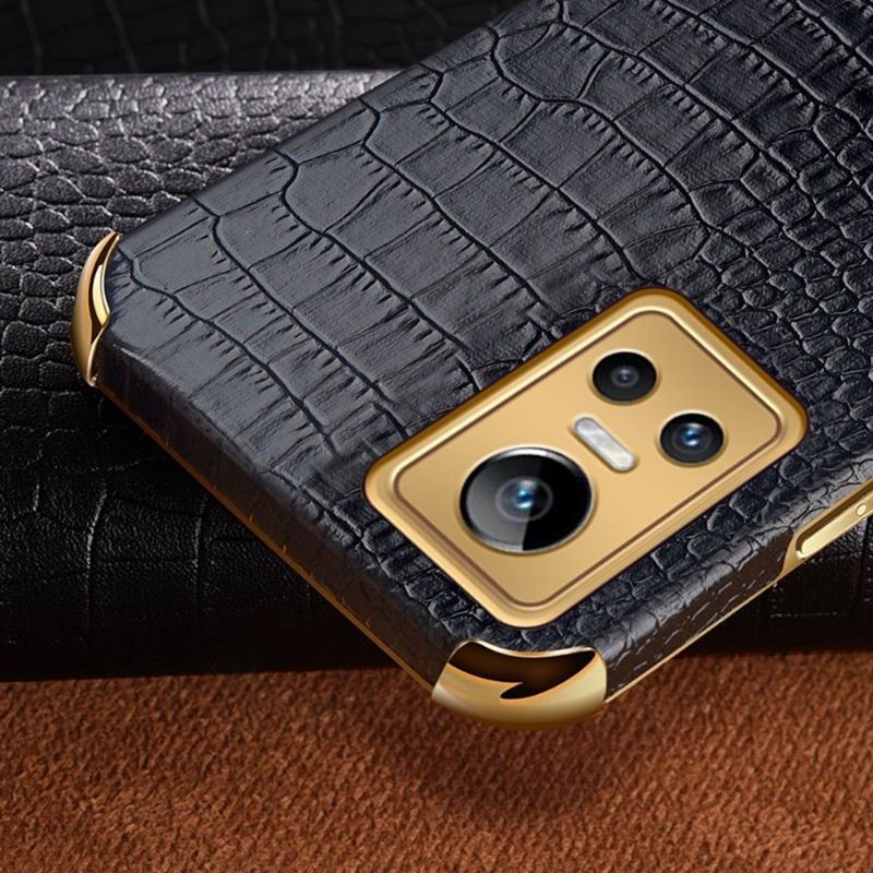 Kryt Na Realme GT Neo 3 Croc Efekt S Prstencem