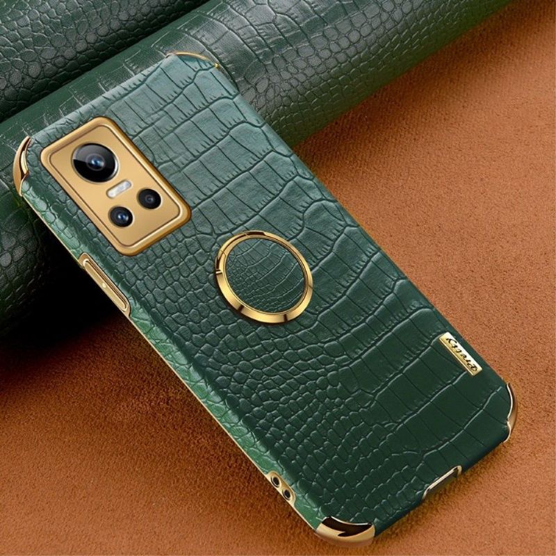 Kryt Na Realme GT Neo 3 Croc Efekt S Prstencem