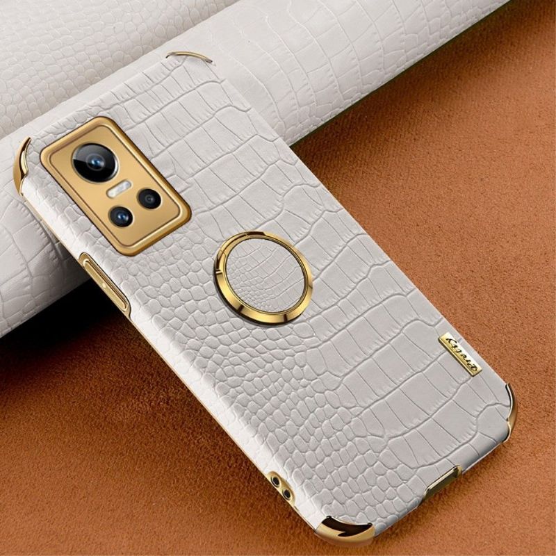 Kryt Na Realme GT Neo 3 Croc Efekt S Prstencem