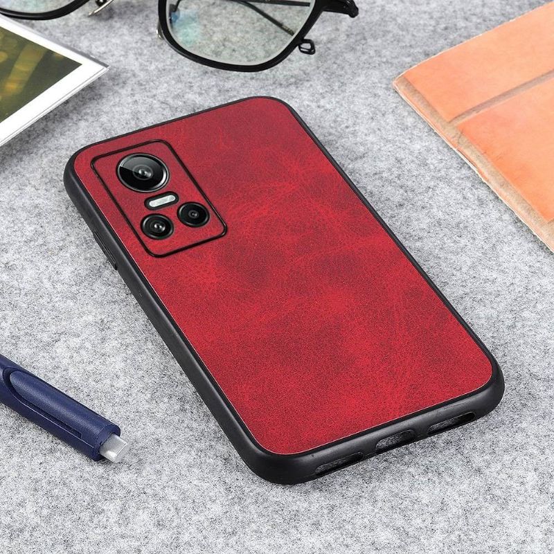Kryt Na Realme GT Neo 3 Vintage Umělý Kožený Jazz