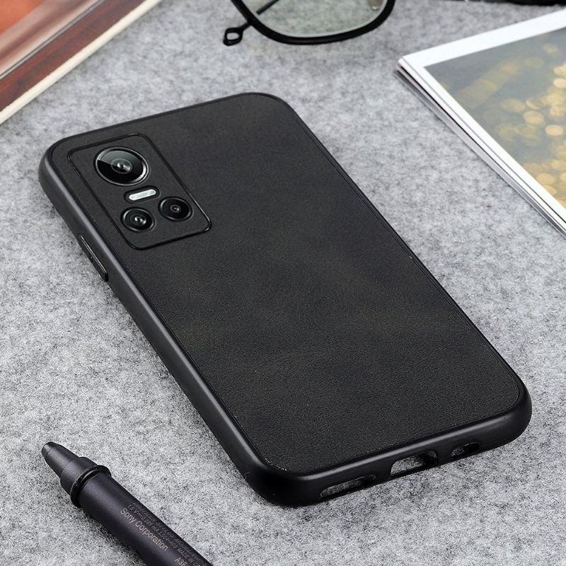 Kryt Na Realme GT Neo 3 Vintage Umělý Kožený Jazz