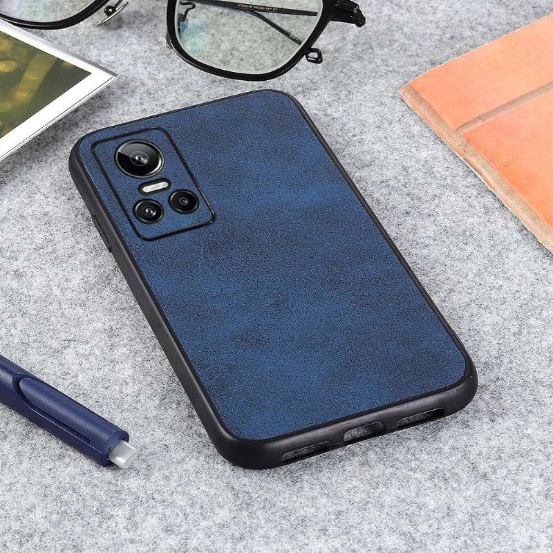 Kryt Na Realme GT Neo 3 Vintage Umělý Kožený Jazz