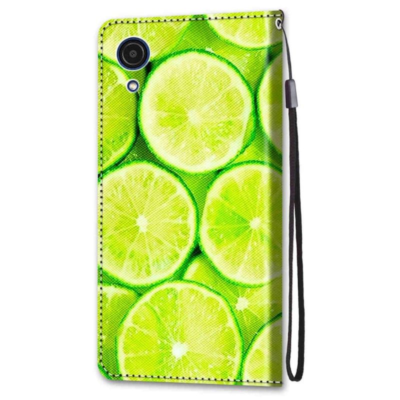 Flipové Pouzdro Na Samsung Galaxy A03 Core Citron