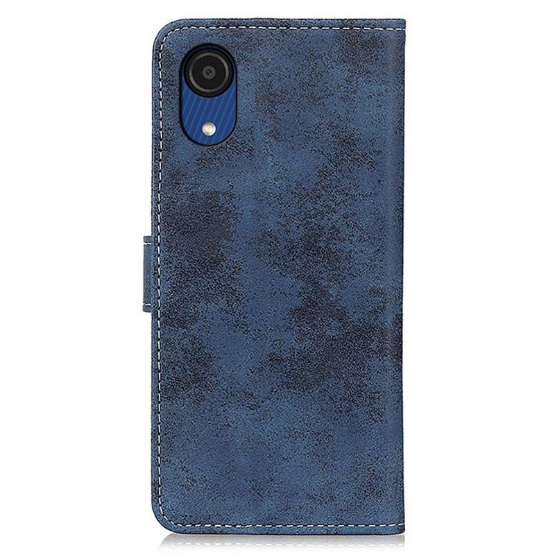 Flipové Pouzdro Na Samsung Galaxy A03 Core Cyrius Faux Leather Vintage