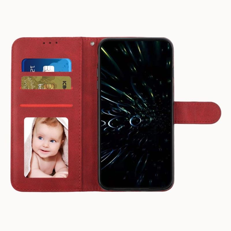 Flipové Pouzdro Na Samsung Galaxy A03 Core Efektní Linie Retro Kůže