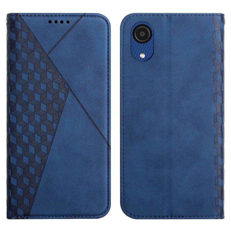 Flipové Pouzdro Na Samsung Galaxy A03 Core Geometrie Krychle