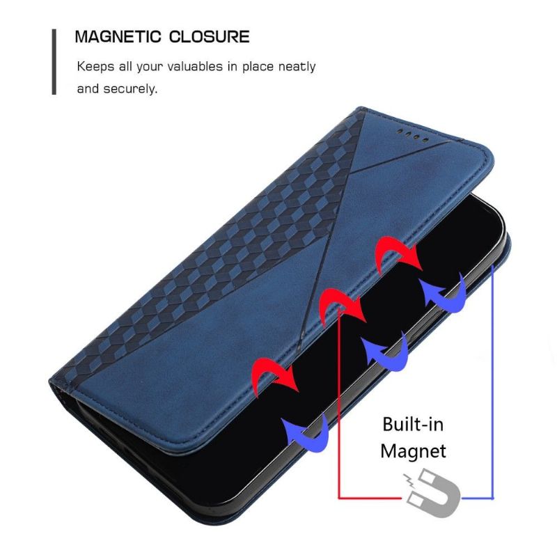 Flipové Pouzdro Na Samsung Galaxy A03 Core Geometrie Krychle