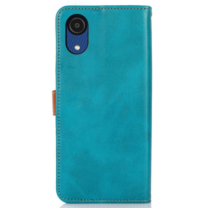 Flipové Pouzdro Na Samsung Galaxy A03 Core Khazneh Bicolor Umělá Kůže