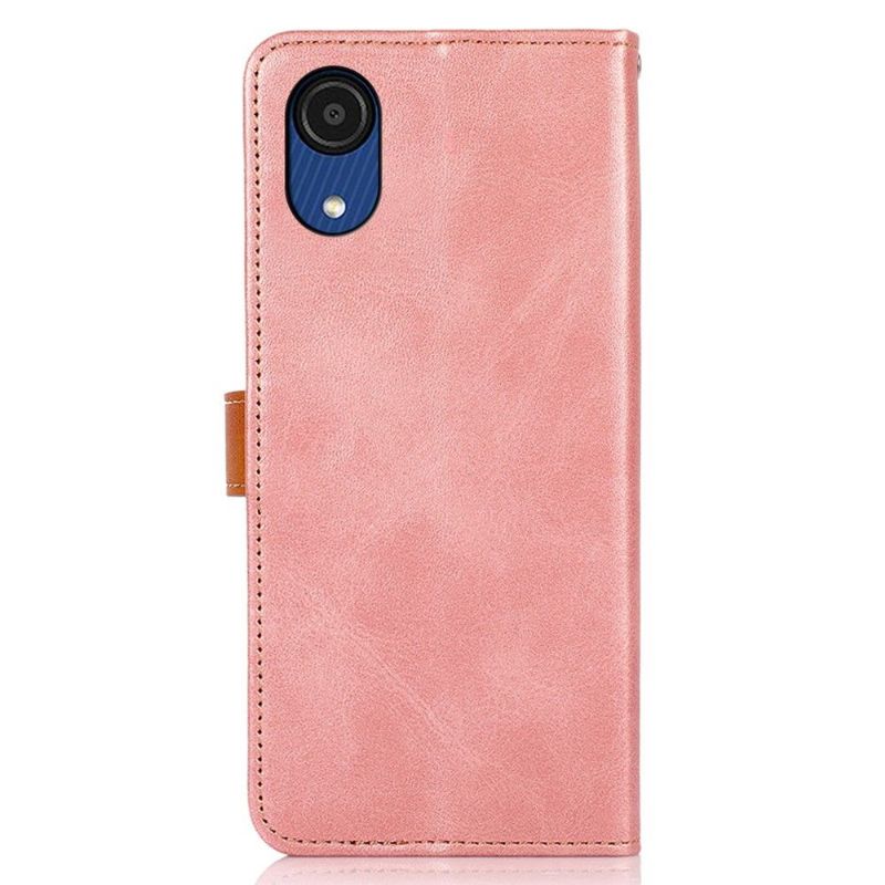 Flipové Pouzdro Na Samsung Galaxy A03 Core Khazneh Bicolor Umělá Kůže