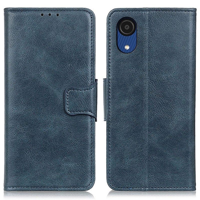 Flipové Pouzdro Na Samsung Galaxy A03 Core Kožené Pouzdro Funkce Folia Z Umělé Kůže