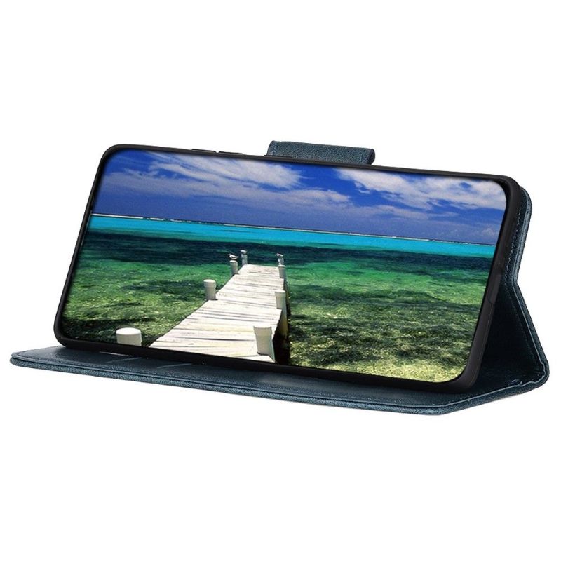 Flipové Pouzdro Na Samsung Galaxy A03 Core Kožené Pouzdro Funkce Folia Z Umělé Kůže