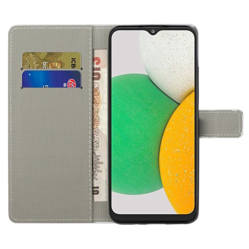Flipové Pouzdro Na Samsung Galaxy A03 Core Vintage Americká Vlajka