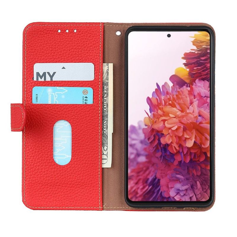 Flipové Pouzdro Na Samsung Galaxy A03 Core Zrnitá Kůže Khazneh