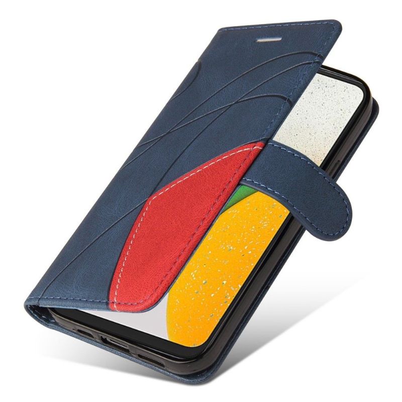 Kožené Pouzdro Na Samsung Galaxy A03 Core Bicolor Artistic