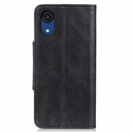 Kožené Pouzdro Na Samsung Galaxy A03 Core Full Protect Matná Umělá Kůže