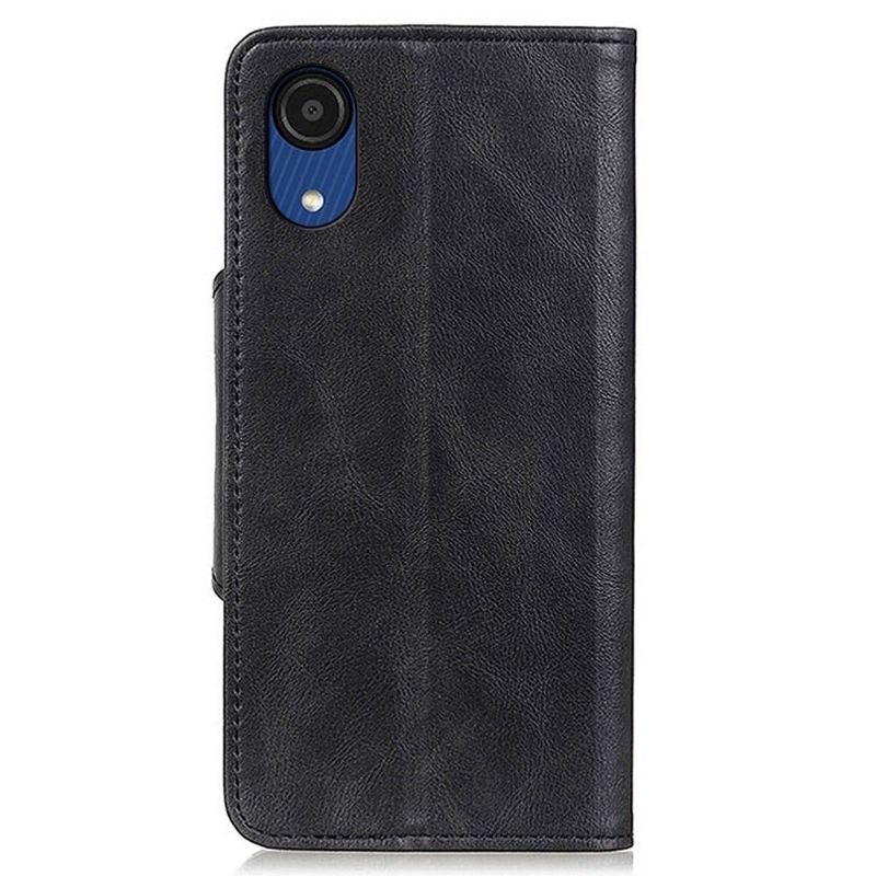 Kožené Pouzdro Na Samsung Galaxy A03 Core Full Protect Matná Umělá Kůže