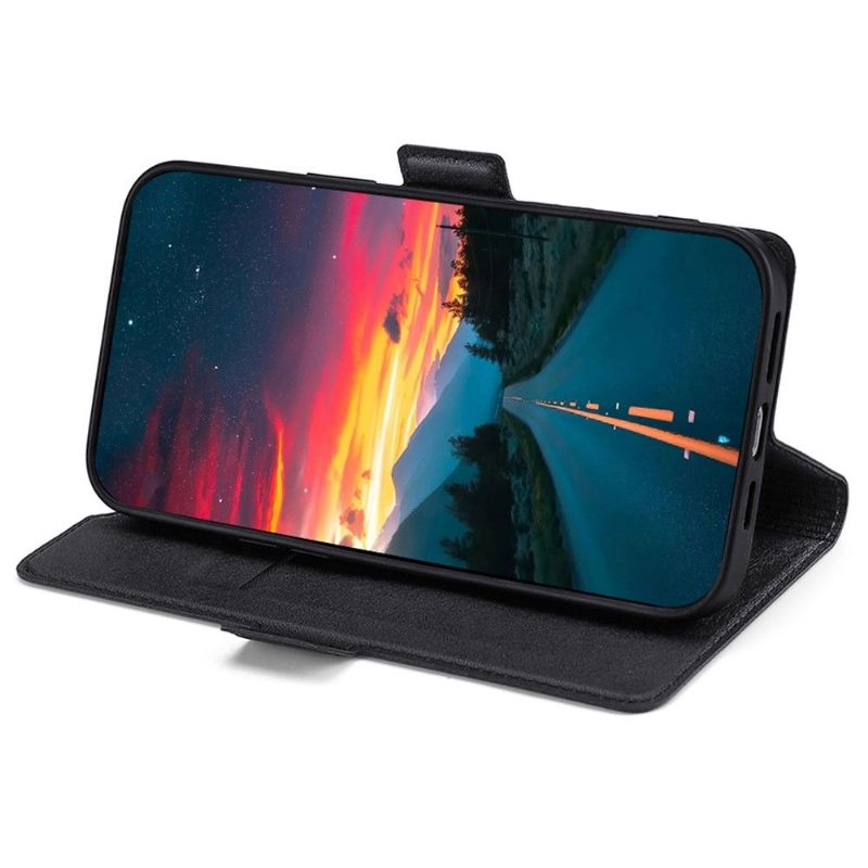 Kožené Pouzdro Na Samsung Galaxy A03 Core Minimalistický Obchod S Umělou Kůží