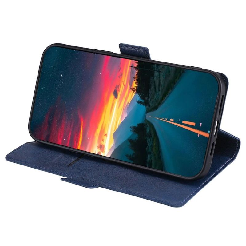 Kožené Pouzdro Na Samsung Galaxy A03 Core Minimalistický Obchod S Umělou Kůží