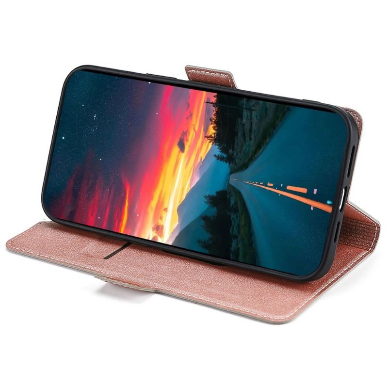 Kožené Pouzdro Na Samsung Galaxy A03 Core Minimalistický Obchod S Umělou Kůží