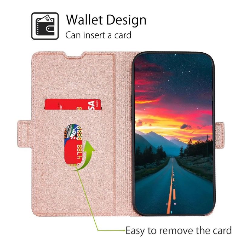 Kožené Pouzdro Na Samsung Galaxy A03 Core Minimalistický Obchod S Umělou Kůží