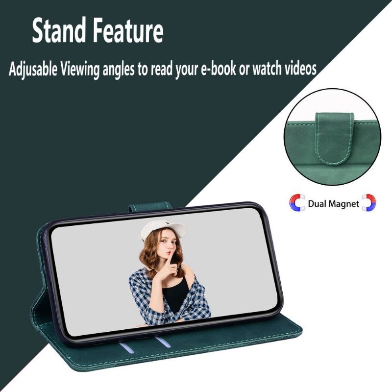 Kožené Pouzdro Na Samsung Galaxy A03 Core Ochranný Ochrana Barevných Motýlů