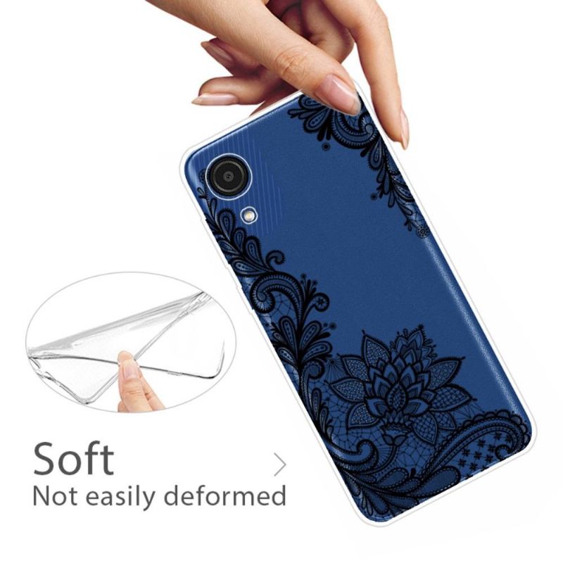 Kryt Na Samsung Galaxy A03 Core Květinová Krajka