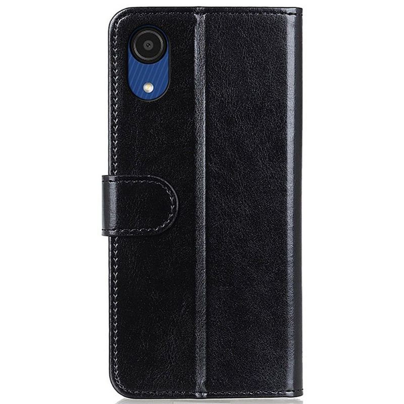 Pouzdra Na Samsung Galaxy A03 Core Flipové Pouzdro Funkce Folia Z Umělé Kůže