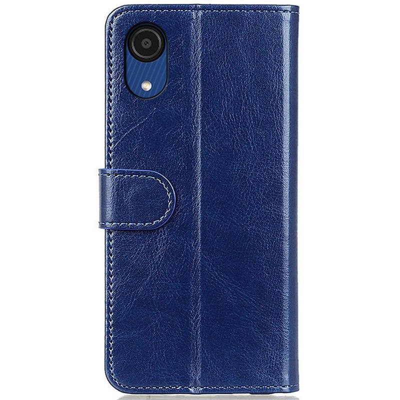 Pouzdra Na Samsung Galaxy A03 Core Flipové Pouzdro Funkce Folia Z Umělé Kůže