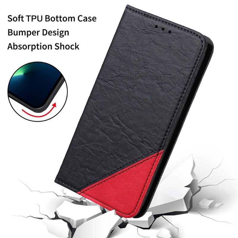 Flipové Pouzdro Na Oppo Reno 6 5G Kožené Pouzdro Retro Umělá Kůže