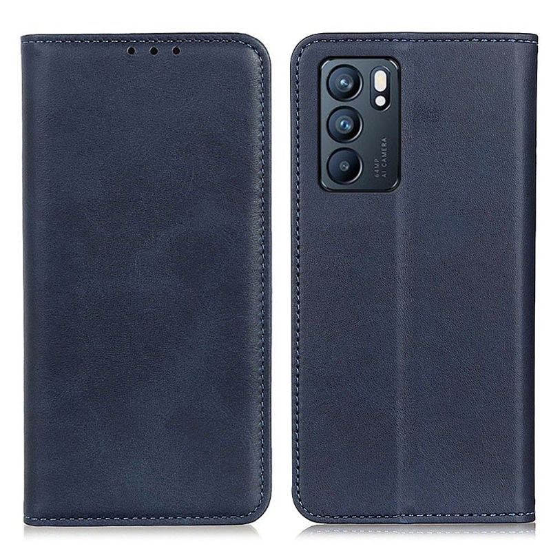 Flipové Pouzdro Na Oppo Reno 6 5G Kožené Pouzdro Simone Ve Věku