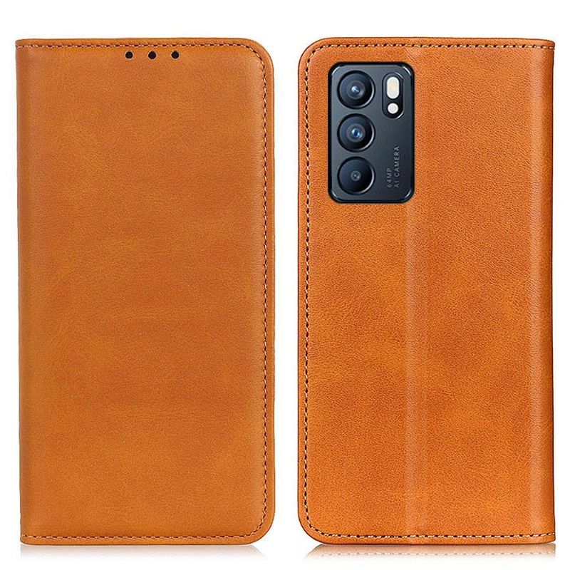Flipové Pouzdro Na Oppo Reno 6 5G Kožené Pouzdro Simone Ve Věku