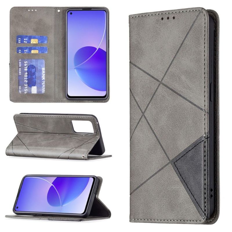 Flipové Pouzdro Na Oppo Reno 6 5G Kožený Držák Na Karty Ve Stylu Célinia
