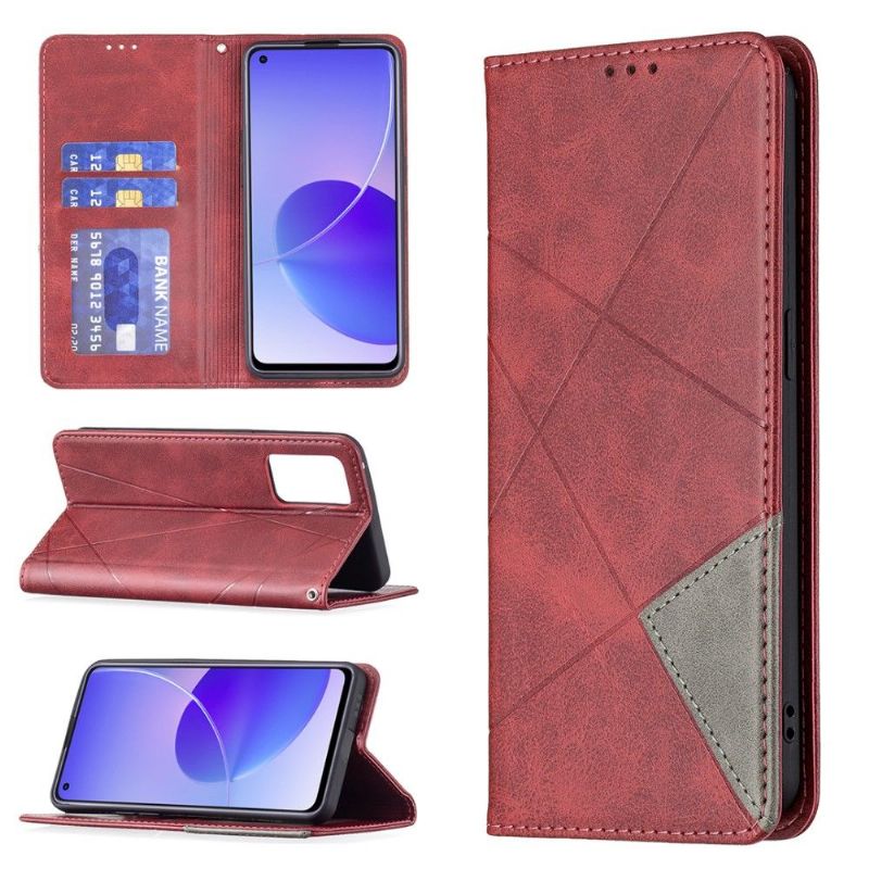 Flipové Pouzdro Na Oppo Reno 6 5G Kožený Držák Na Karty Ve Stylu Célinia