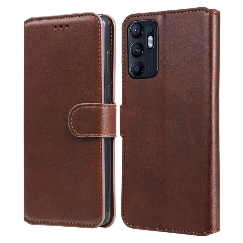 Flipové Pouzdro Na Oppo Reno 6 5G Louise Leather Effect