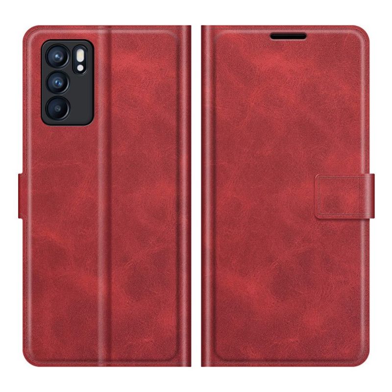 Flipové Pouzdro Na Oppo Reno 6 5G Peněženkové Pouzdro Styl Kůže