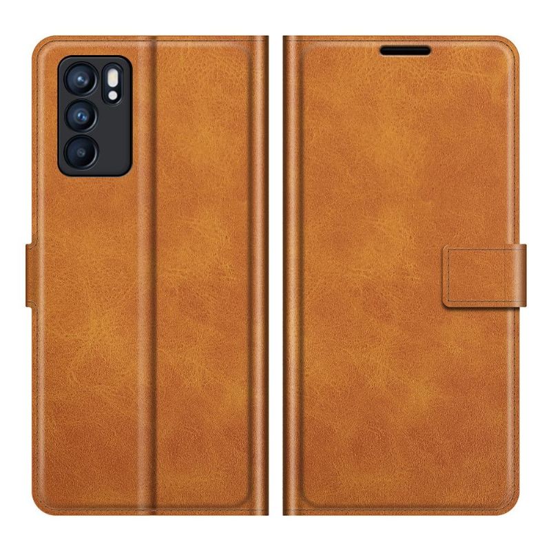 Flipové Pouzdro Na Oppo Reno 6 5G Peněženkové Pouzdro Styl Kůže