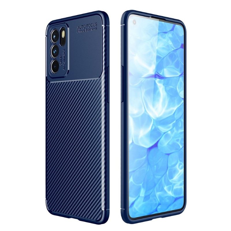 Kryt Na Oppo Reno 6 5G Styl Uhlíkových Vláken