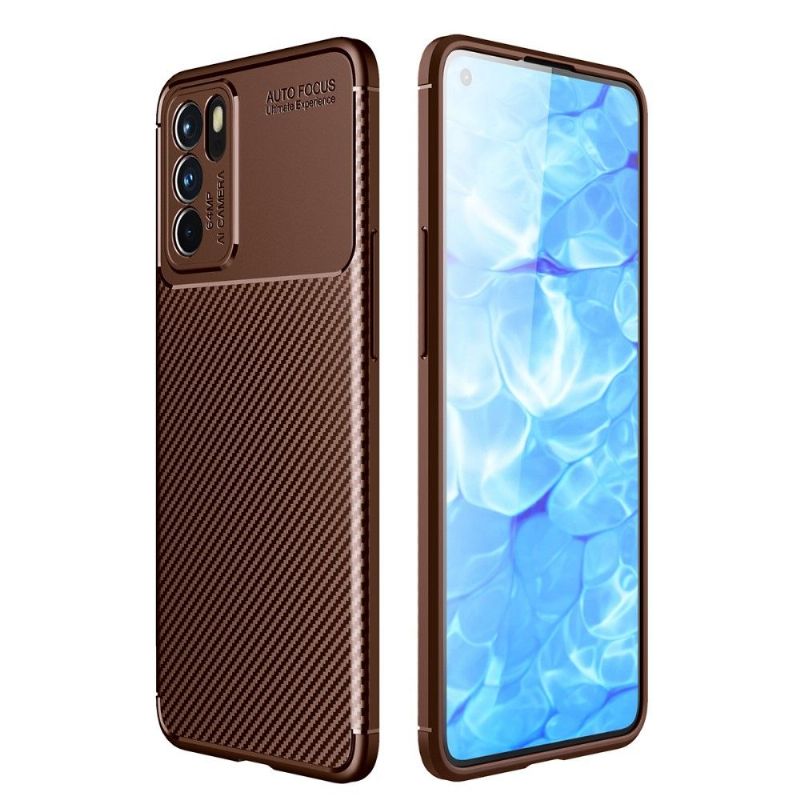 Kryt Na Oppo Reno 6 5G Styl Uhlíkových Vláken