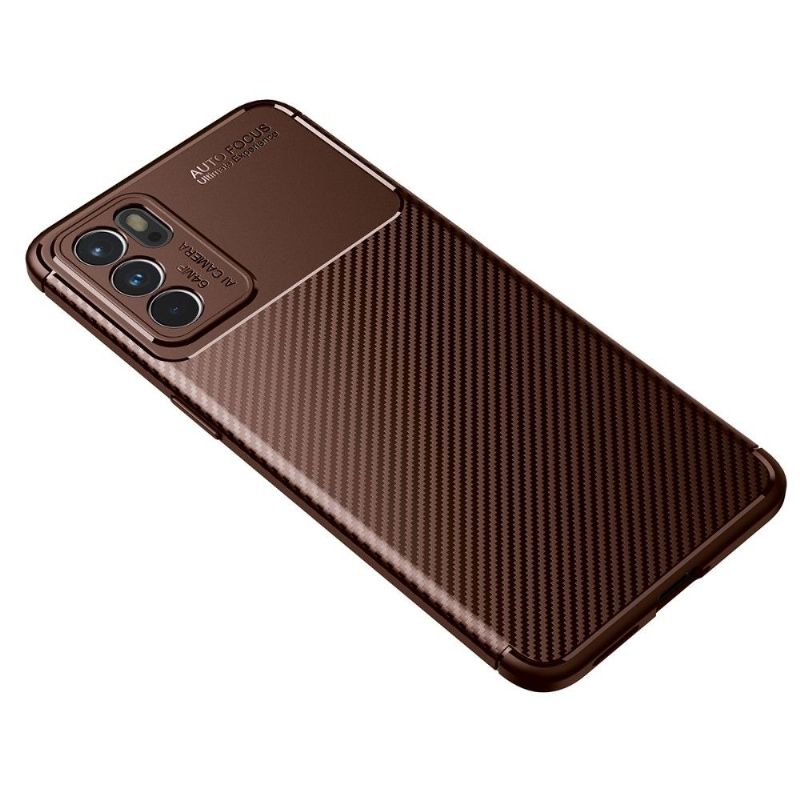 Kryt Na Oppo Reno 6 5G Styl Uhlíkových Vláken