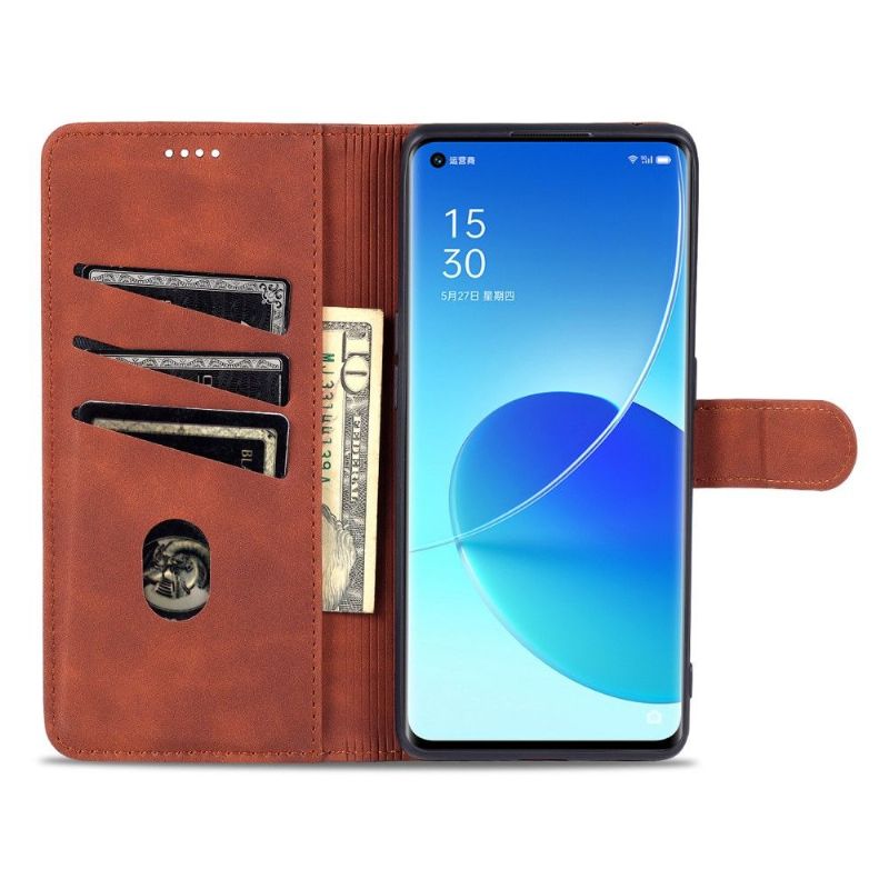 Pouzdra Na Oppo Reno 6 5G Flipové Pouzdro Držák Karty Azns