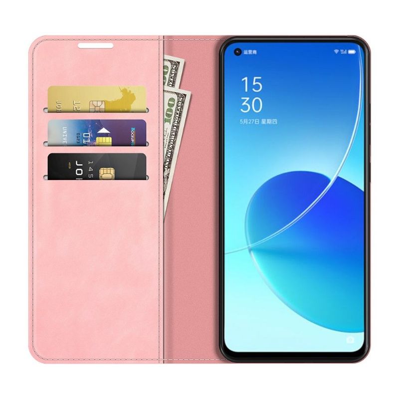 Pouzdra Na Oppo Reno 6 5G Funkční Stojan Z Umělé Kůže