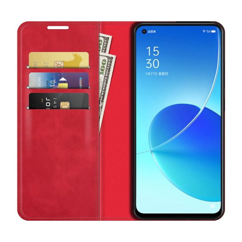 Pouzdra Na Oppo Reno 6 5G Funkční Stojan Z Umělé Kůže