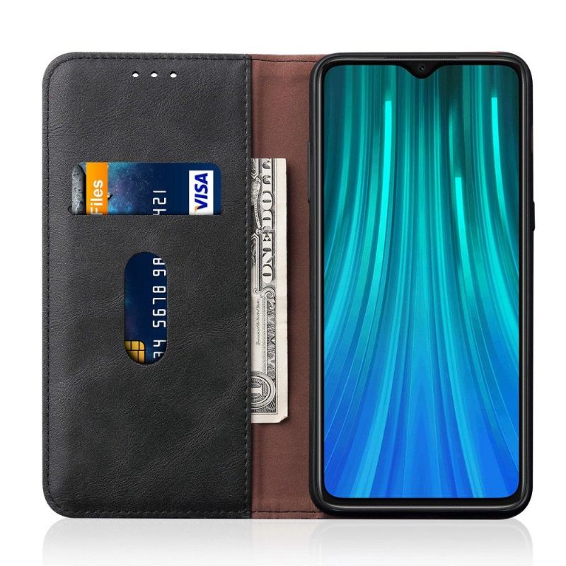 Flipové Pouzdro Na Xiaomi Redmi Note 8T Držák Karet Z Nebeské Umělé Kůže