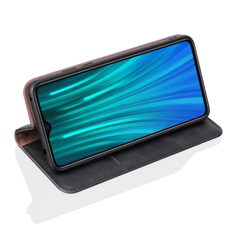 Flipové Pouzdro Na Xiaomi Redmi Note 8T Držák Karet Z Nebeské Umělé Kůže