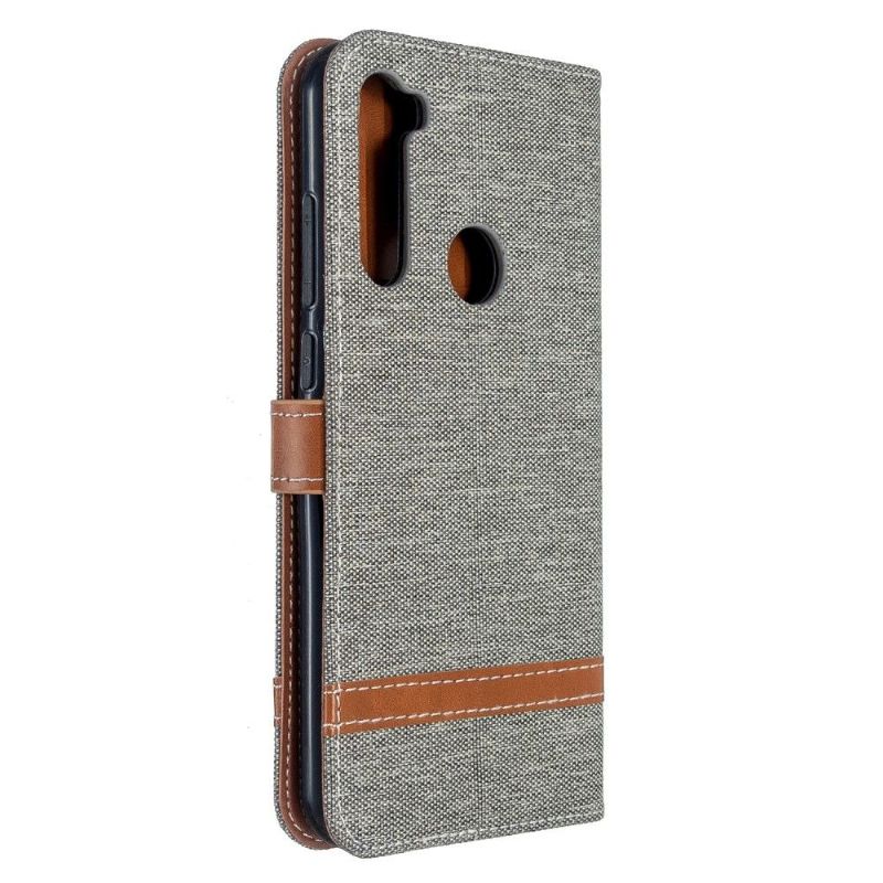 Pouzdra Na Xiaomi Redmi Note 8T Flipové Pouzdro Látkové Potahové Fólie
